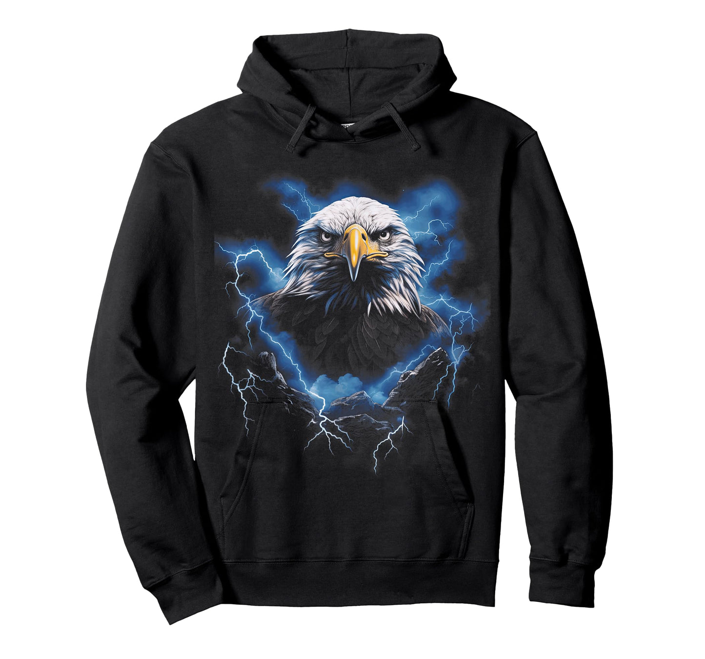 Bald Eagle Bird Nature USA Lightning T-Shirt