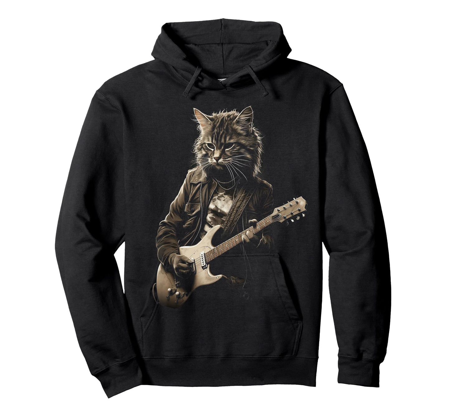 Cat Playing Bass Guitar Guitarist Rocker cool T-Shirt