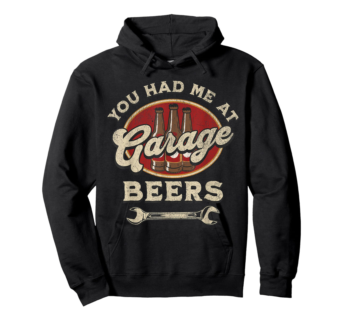 You Had Me At Garage Beers Funny Mechanic Car Guy Beer Lover T-Shirt