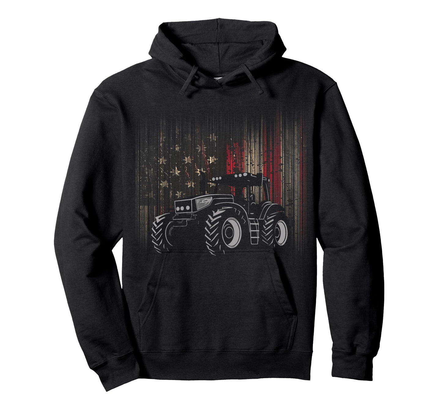 American Flag Tractor Patriotic Farmer T-Shirt