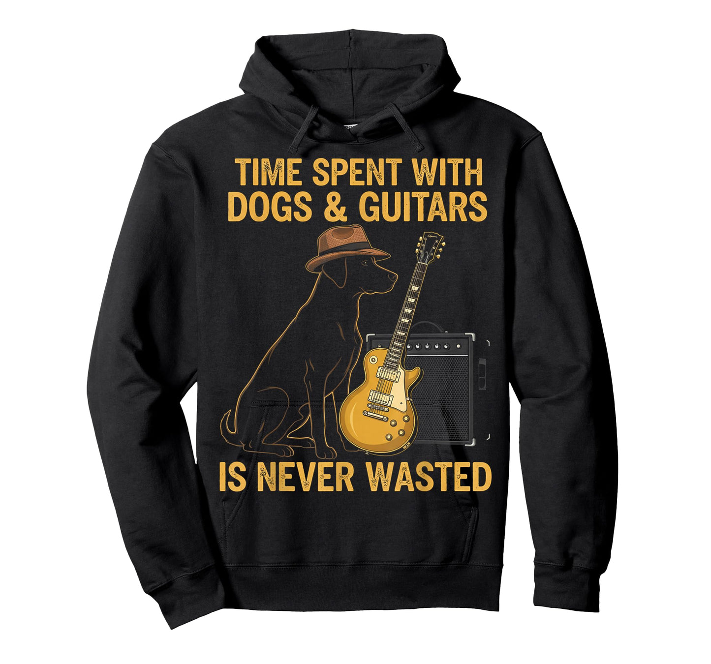 Time Spent with Dogs and Guitars is Never Wasted T-Shirt