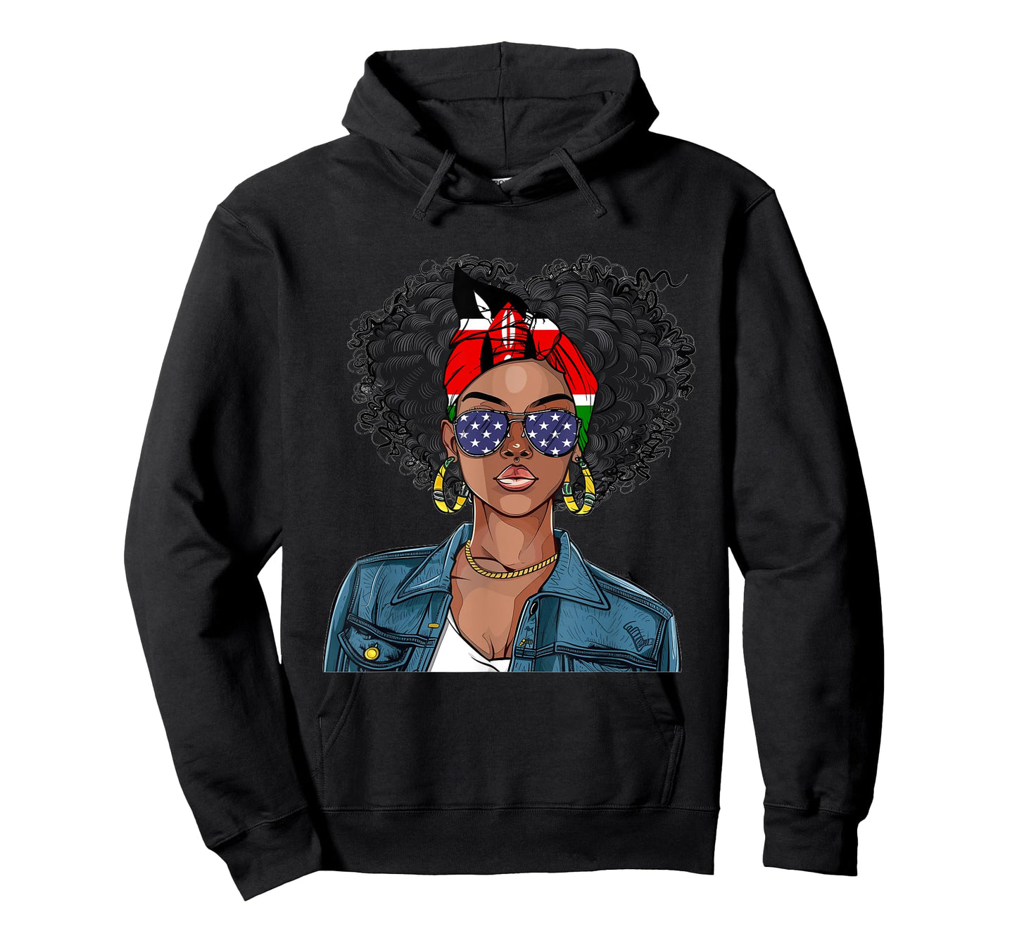 Kenyan Flag Souvenirs Woman American Dress Girl Kenya T-Shirt