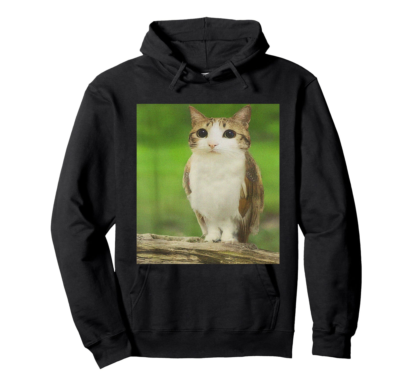 Meowl Cat Owl Funny Cursed Internet Trendy Meme T-Shirt
