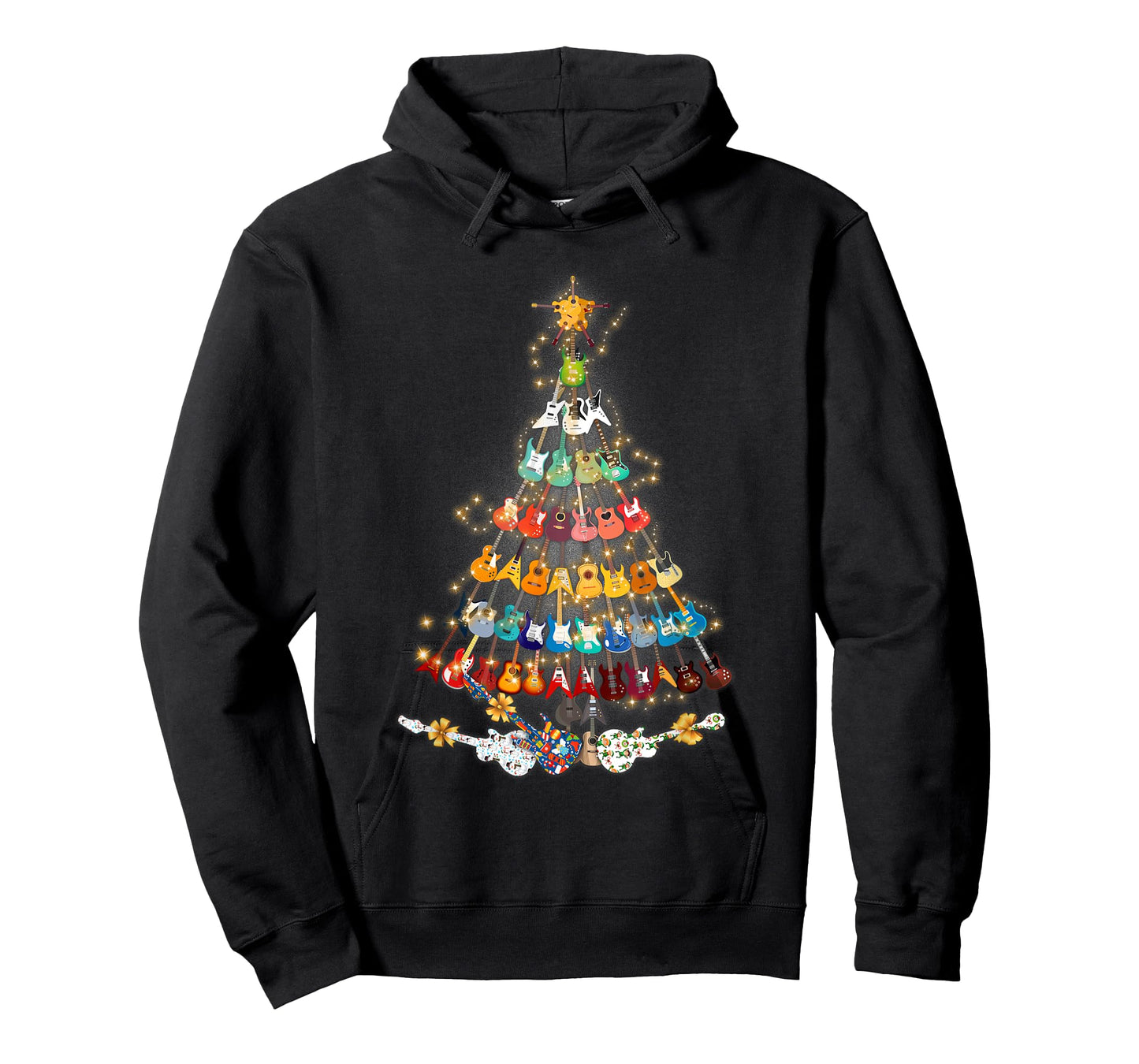 Christmas Guitar Tree - Xmas Guitarist Musician Gift T-shirt T-Shirt
