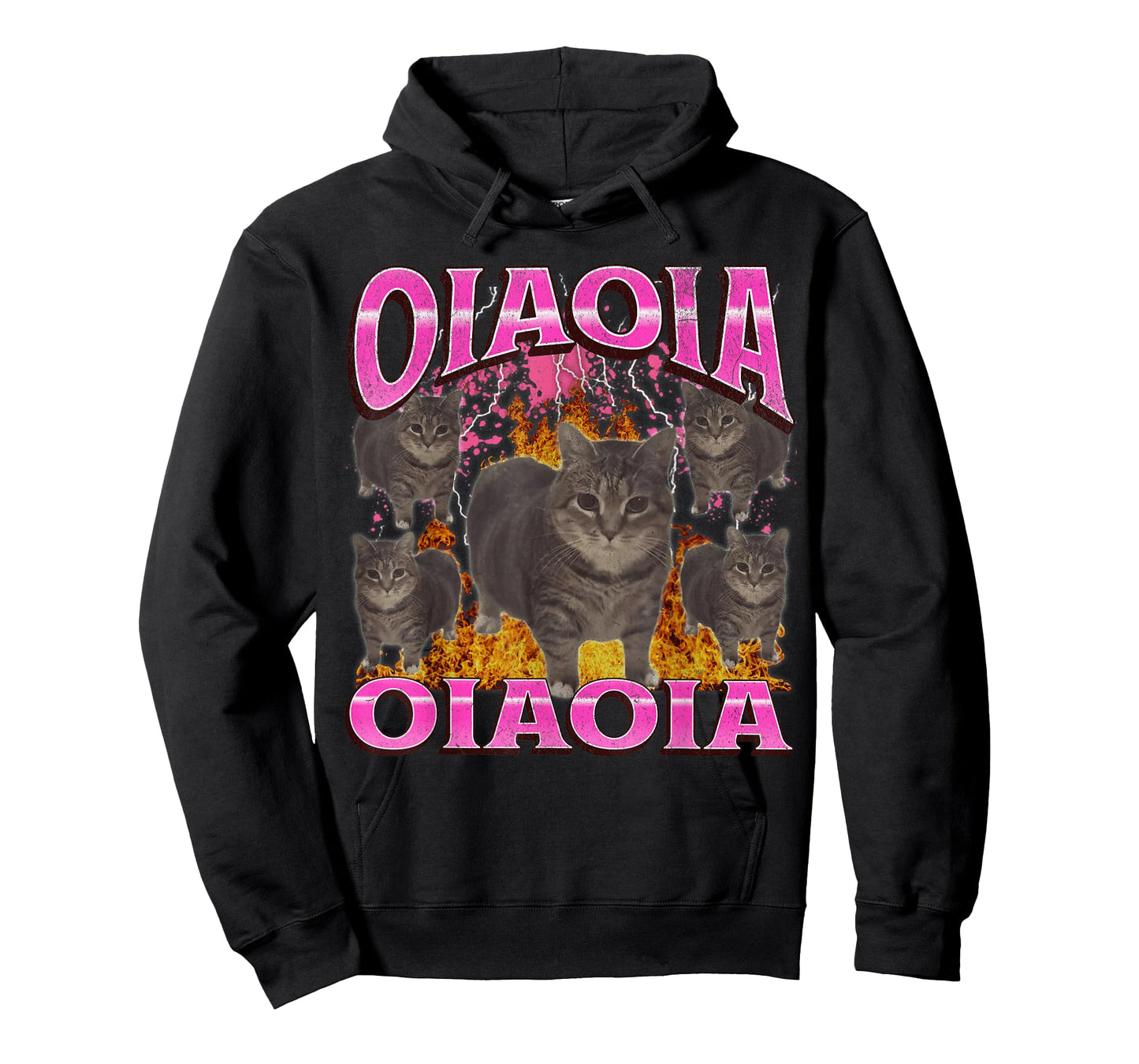 Funny Oiia Oiia Cat Meme Bootleg Graphic Men Women T-Shirt