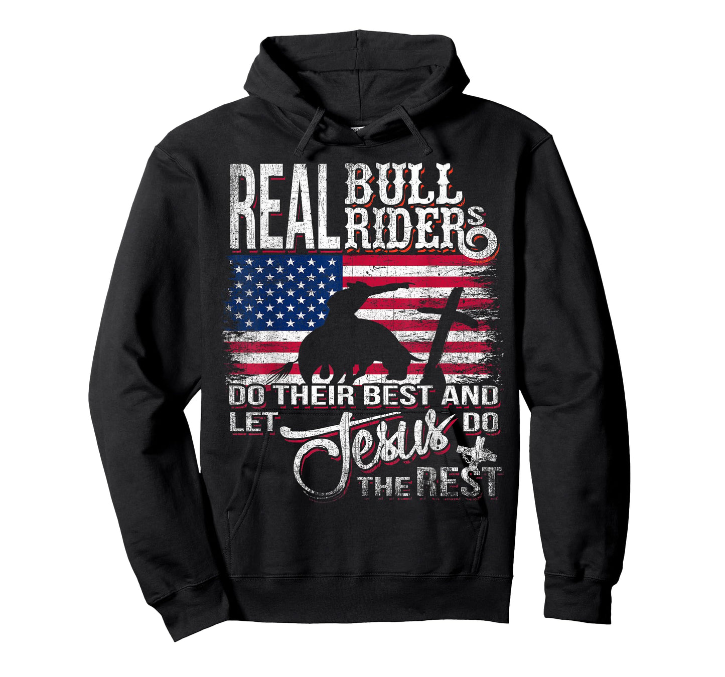 Christian Bull-Rider Bull Riding Jesus Western Sports T-Shirt