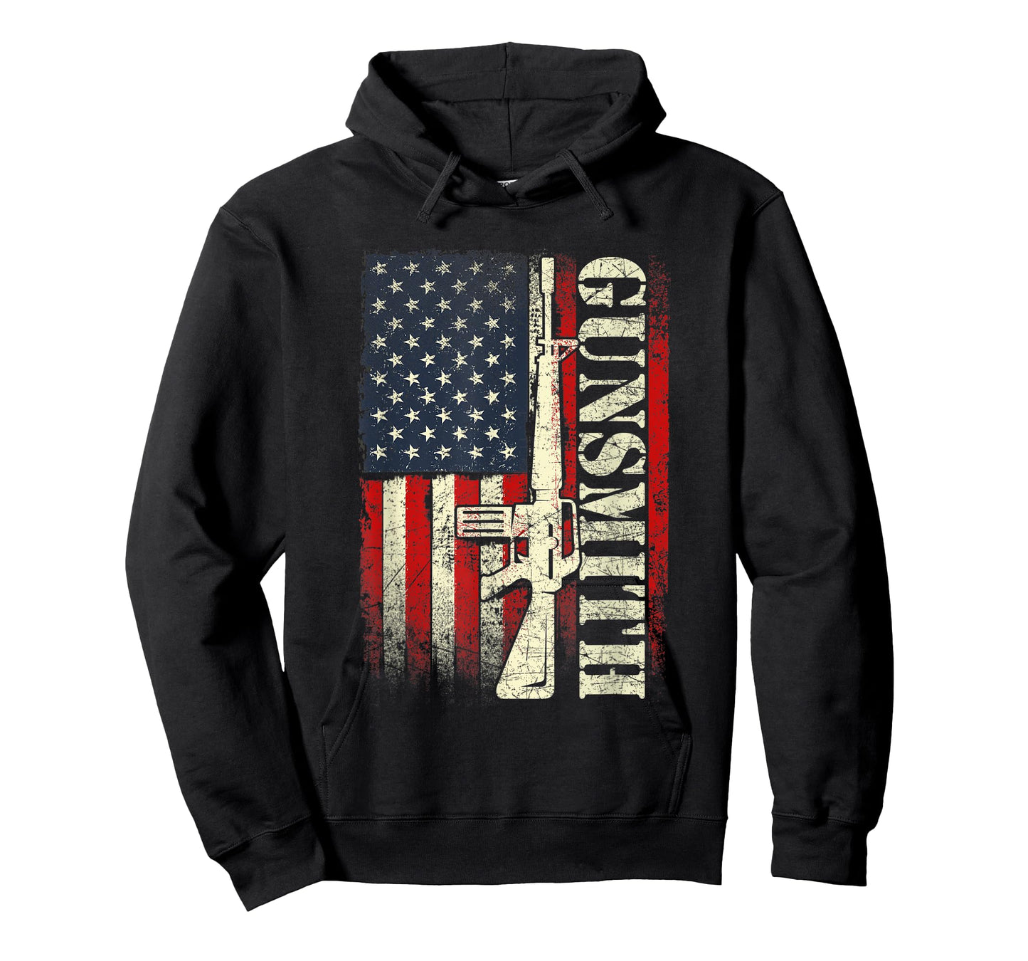 Gunsmith - USA American Flag Gunsmithing Gun Builder Rifle T-Shirt for Women Men