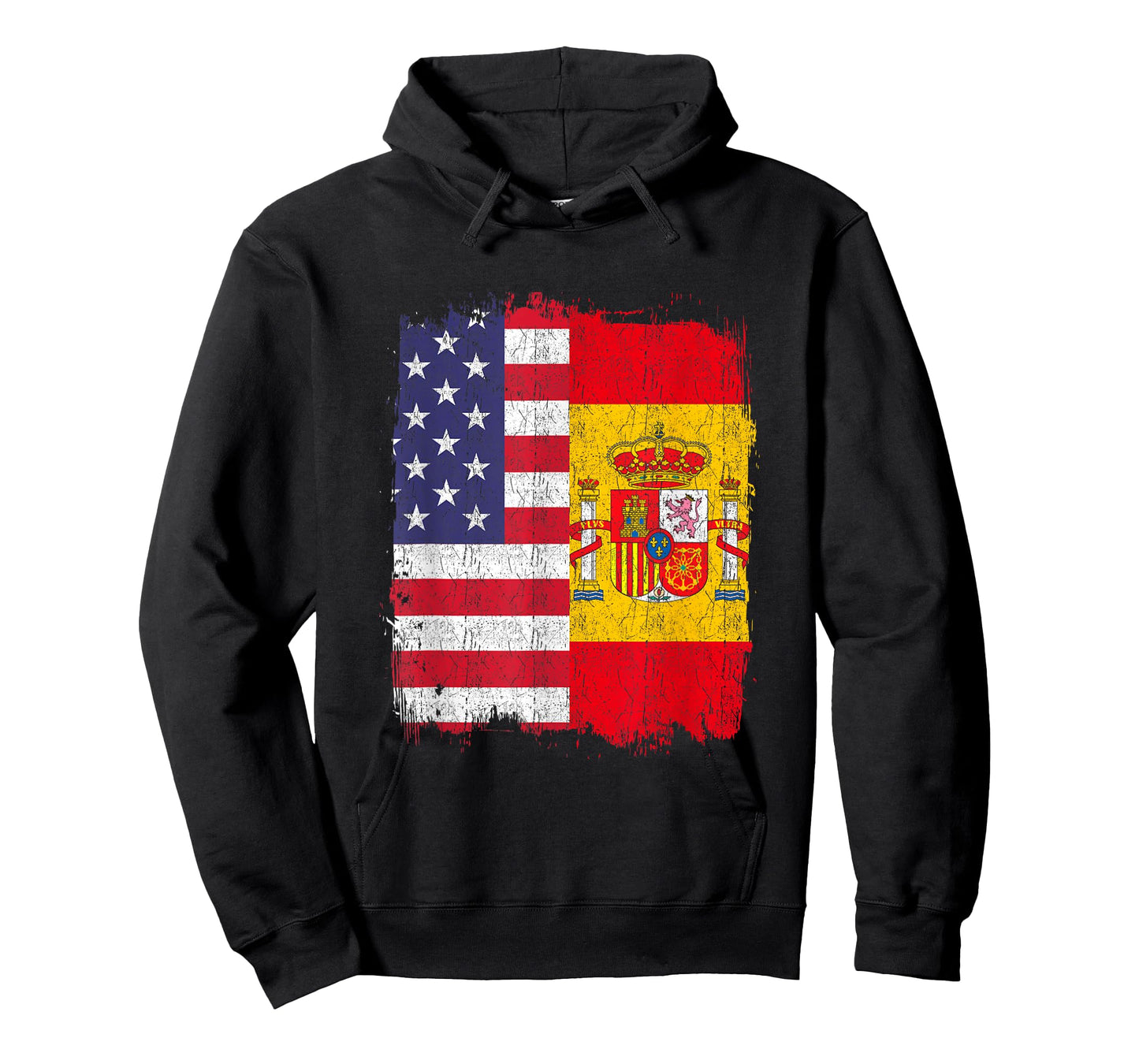 USA Spain Flag American Spanish T-Shirt