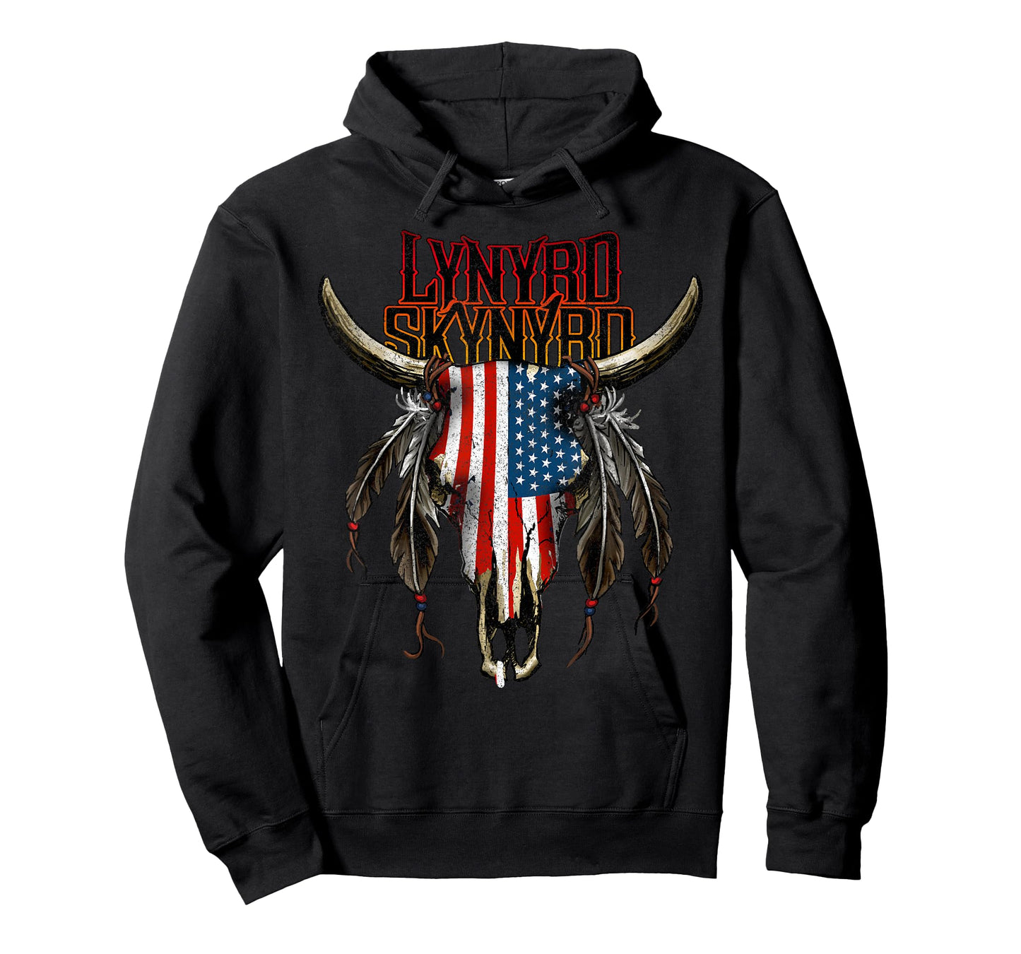 Lynyrd Skynyrd Steer Skull USA Southern Rock Festival Gifts T-Shirt