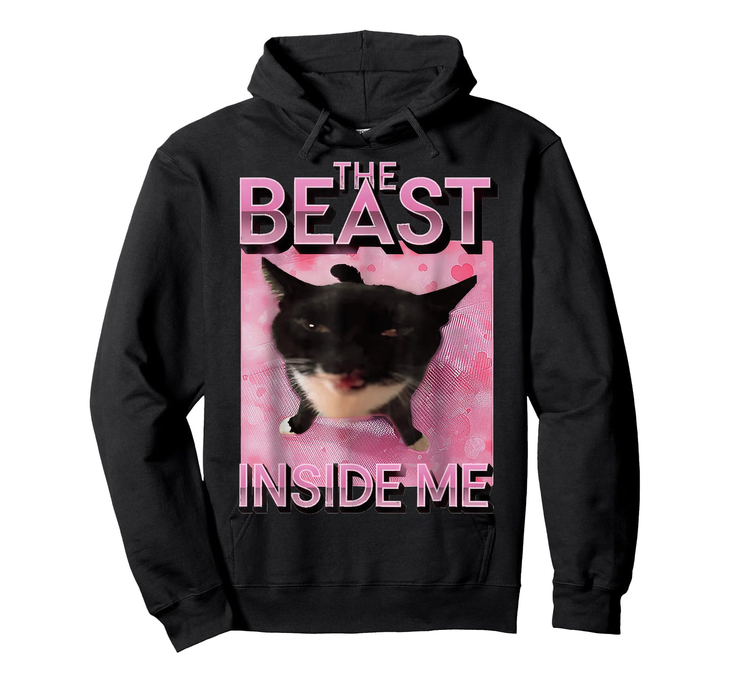 The Beast Inside Me Cat Meme T-Shirt for Men Women Kids