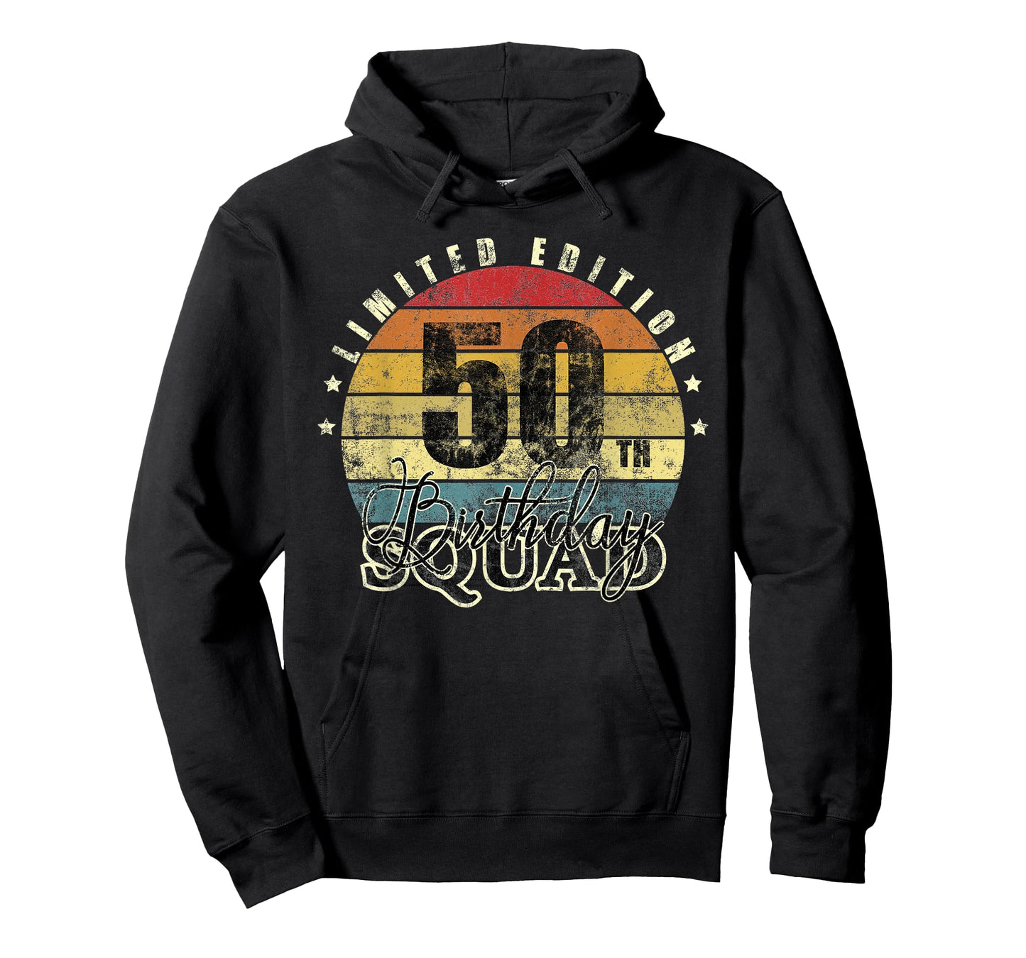 50 Year Old Birthday Squad Tee Vintage 50th Party Matching T-Shirt