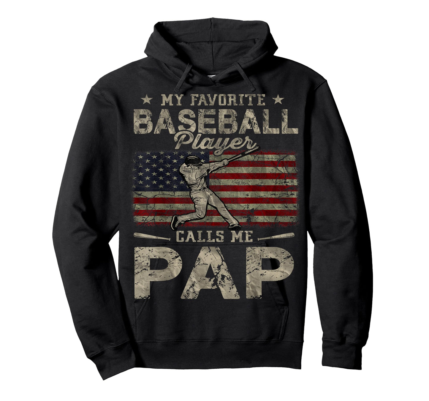 My Favorite Baseball Player Calls Me Pap Father's Day T-Shirt