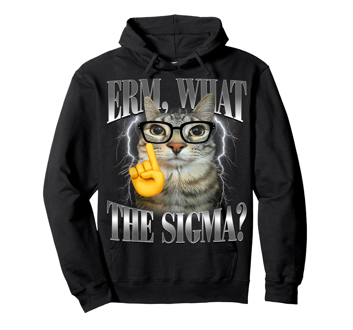 Erm, What The Sigma? Funny Humor Cat Meme with Sunglasses T-Shirt
