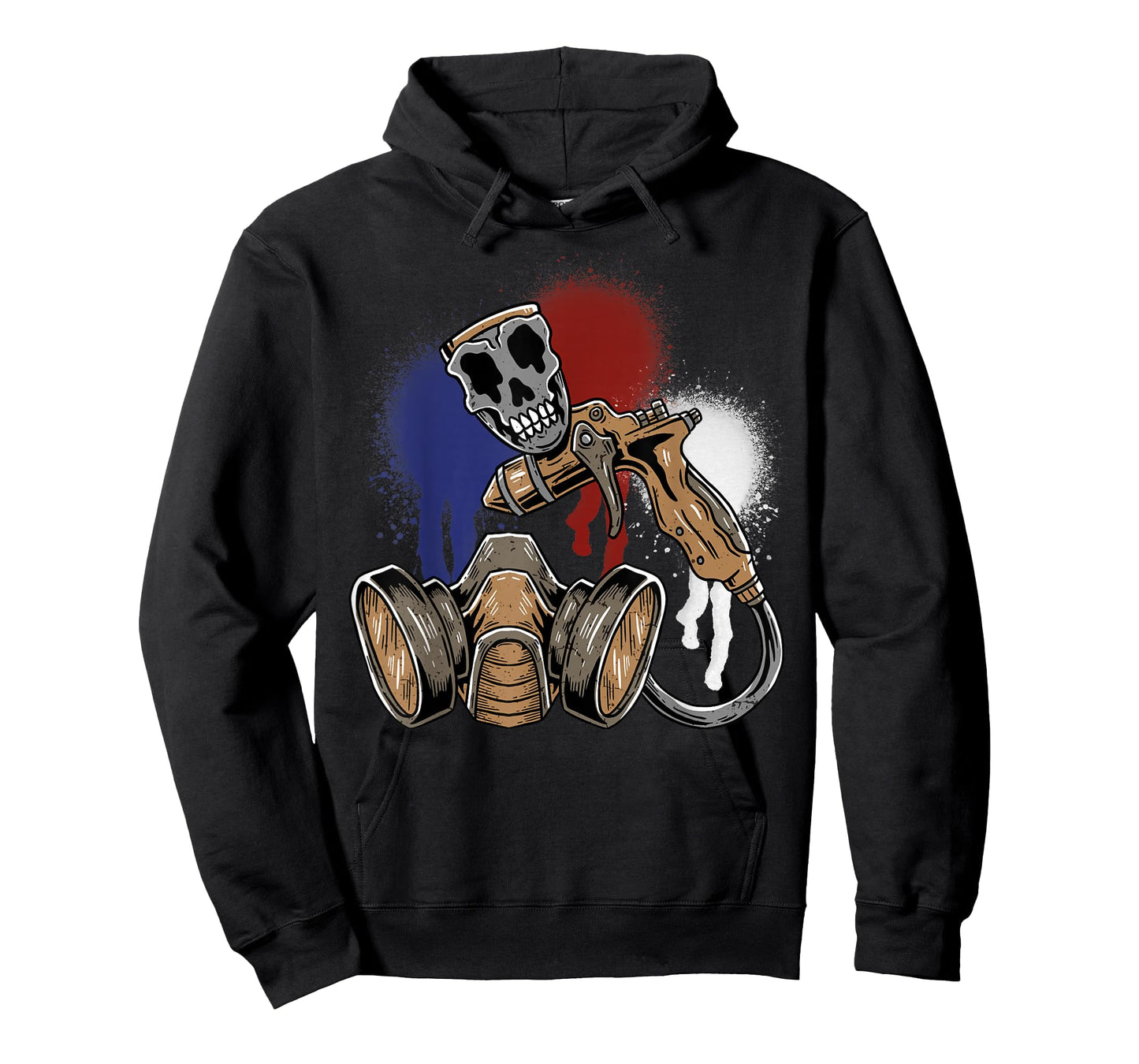 Auto Body Mask Vehicle Sprayer Skull Automotive Car Painter T-Shirt
