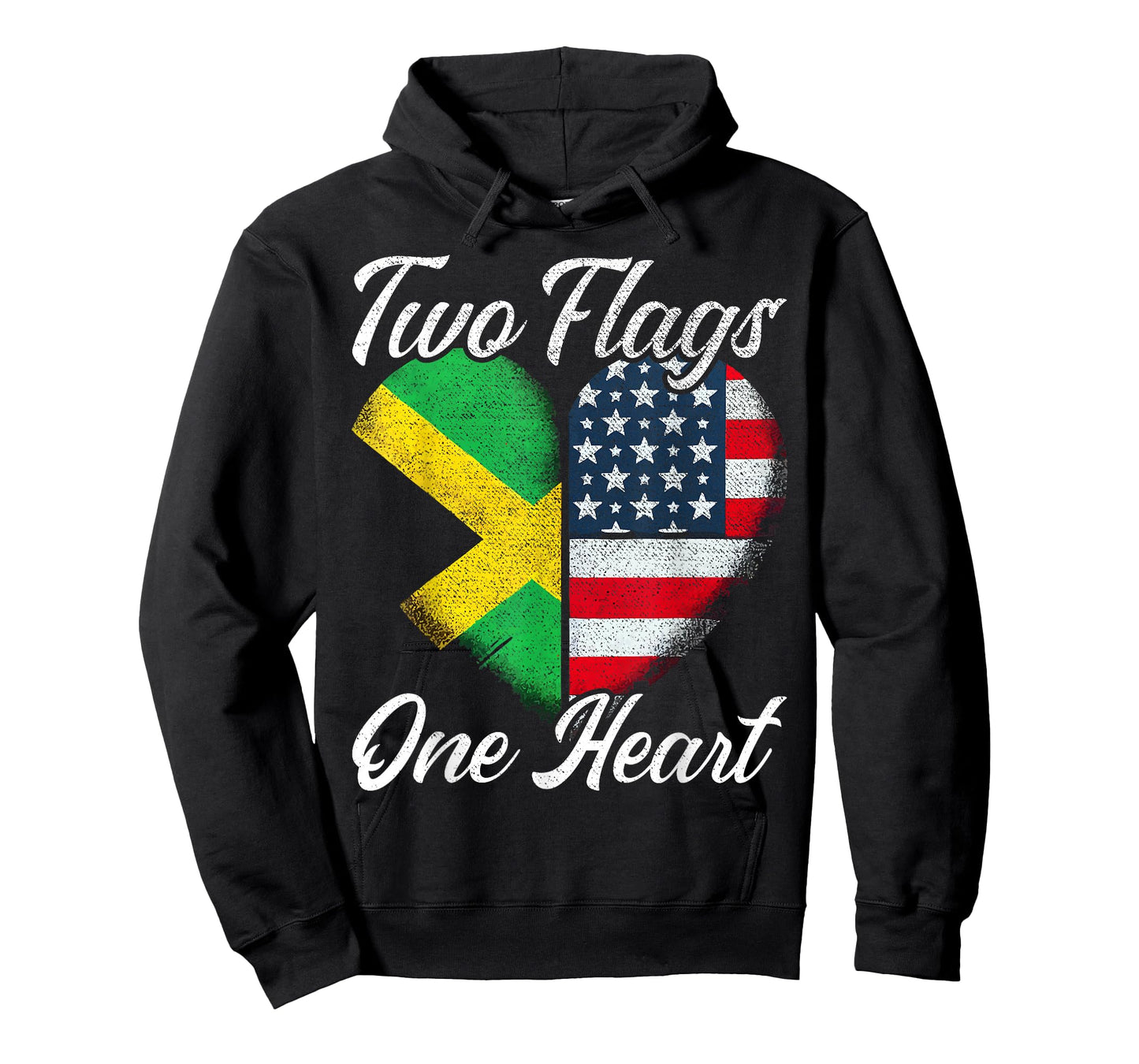 Half Jamaican Half American USA Flag Jamaica America T-Shirt