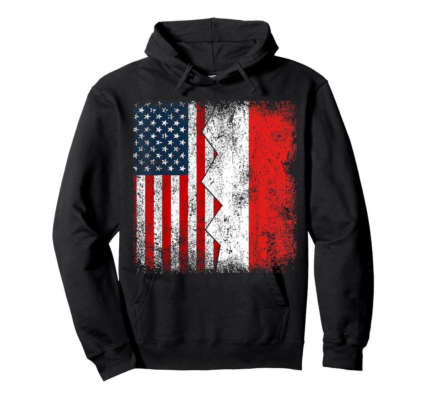 Indonesian Roots | Half American Flags | America Indonesia T-Shirt