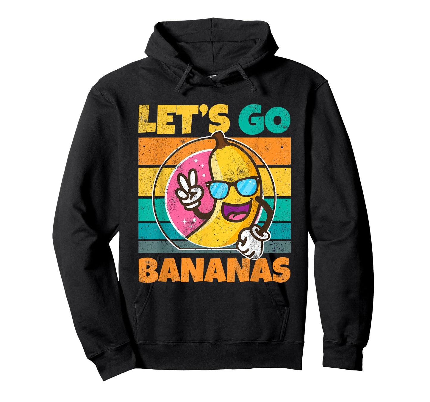 Retro Vintage Funny Banana Meme Let Go Banana Peace Bananas T-Shirt