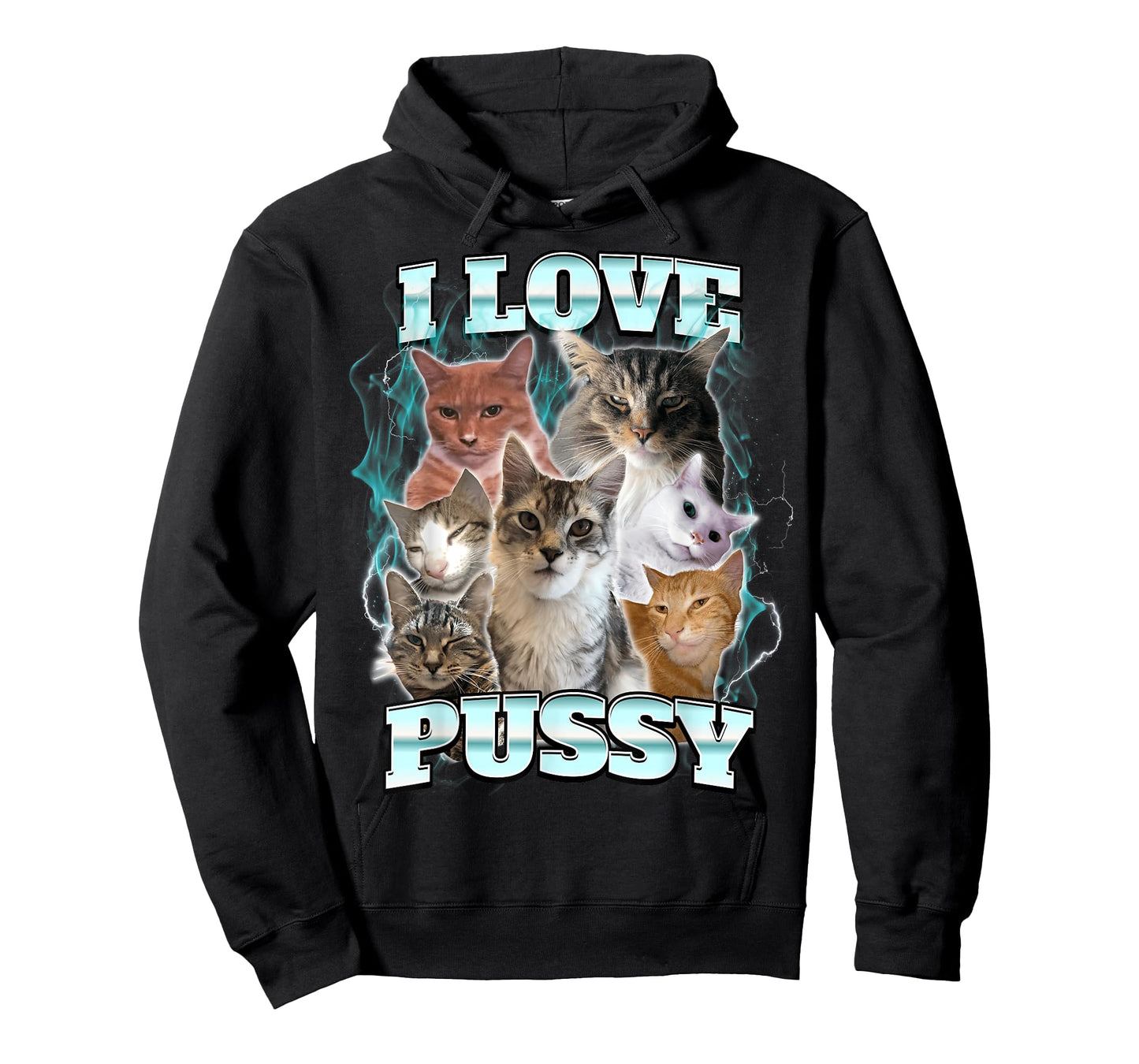 I Love Pussy Cat Men Women T-Shirt