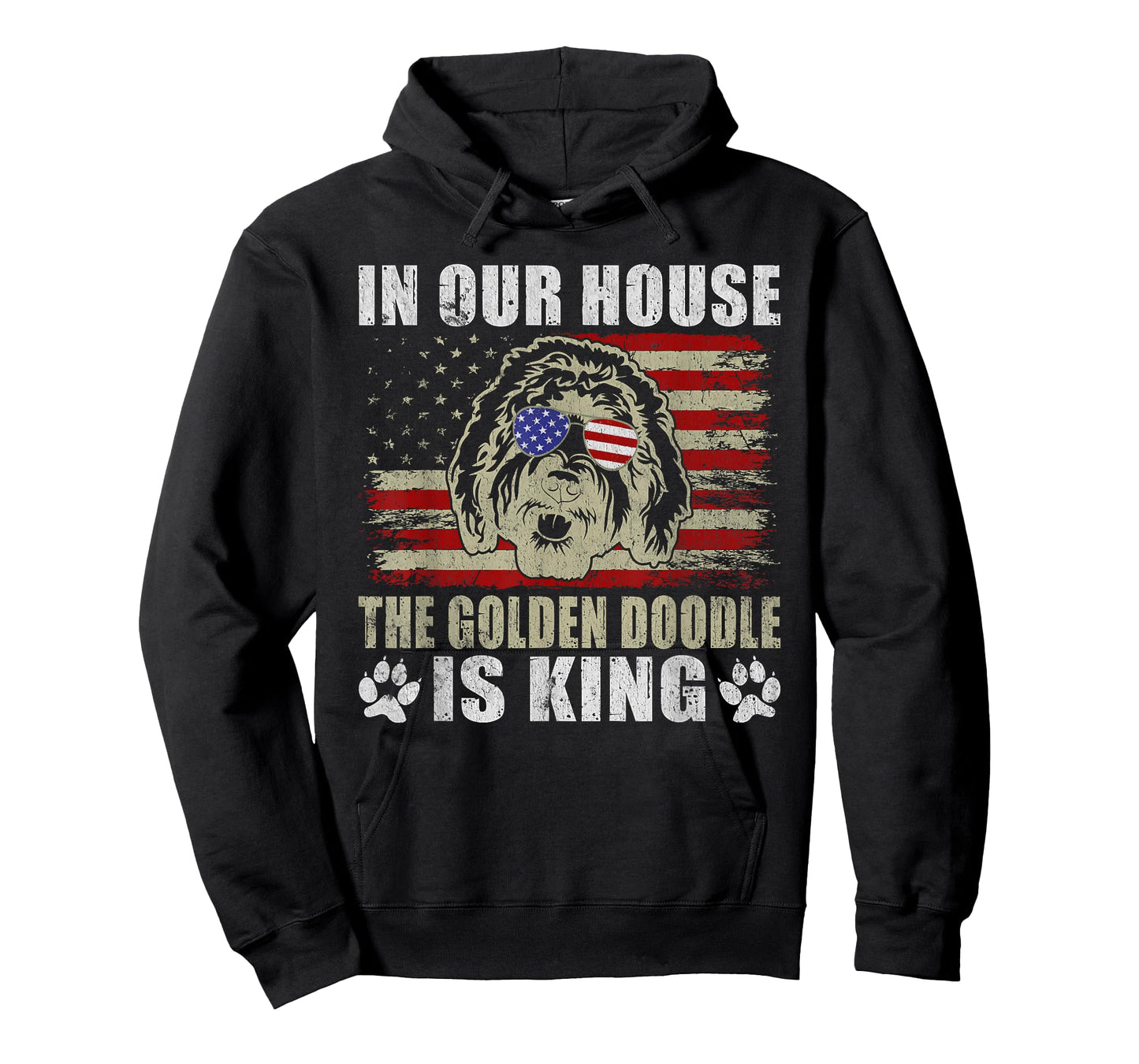 In our House the Golden Doodle is King Golden Doodle T-Shirt