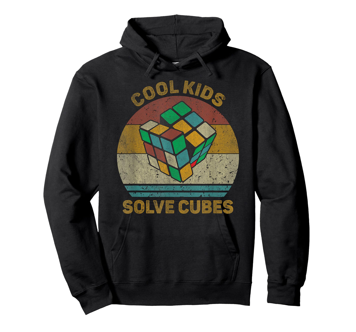Cool Kids Solve Cubes Vintage Math Speedcubing Lovers T-Shirt