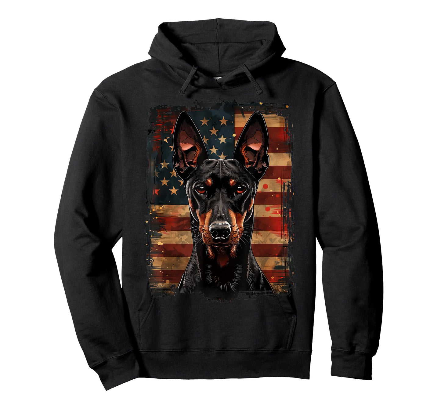 German Pinscher American Flag T-Shirt