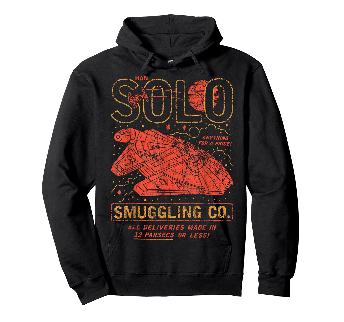 Star Wars Vintage Han Solo Smuggling Co. Poster Disney+ T-Shirt