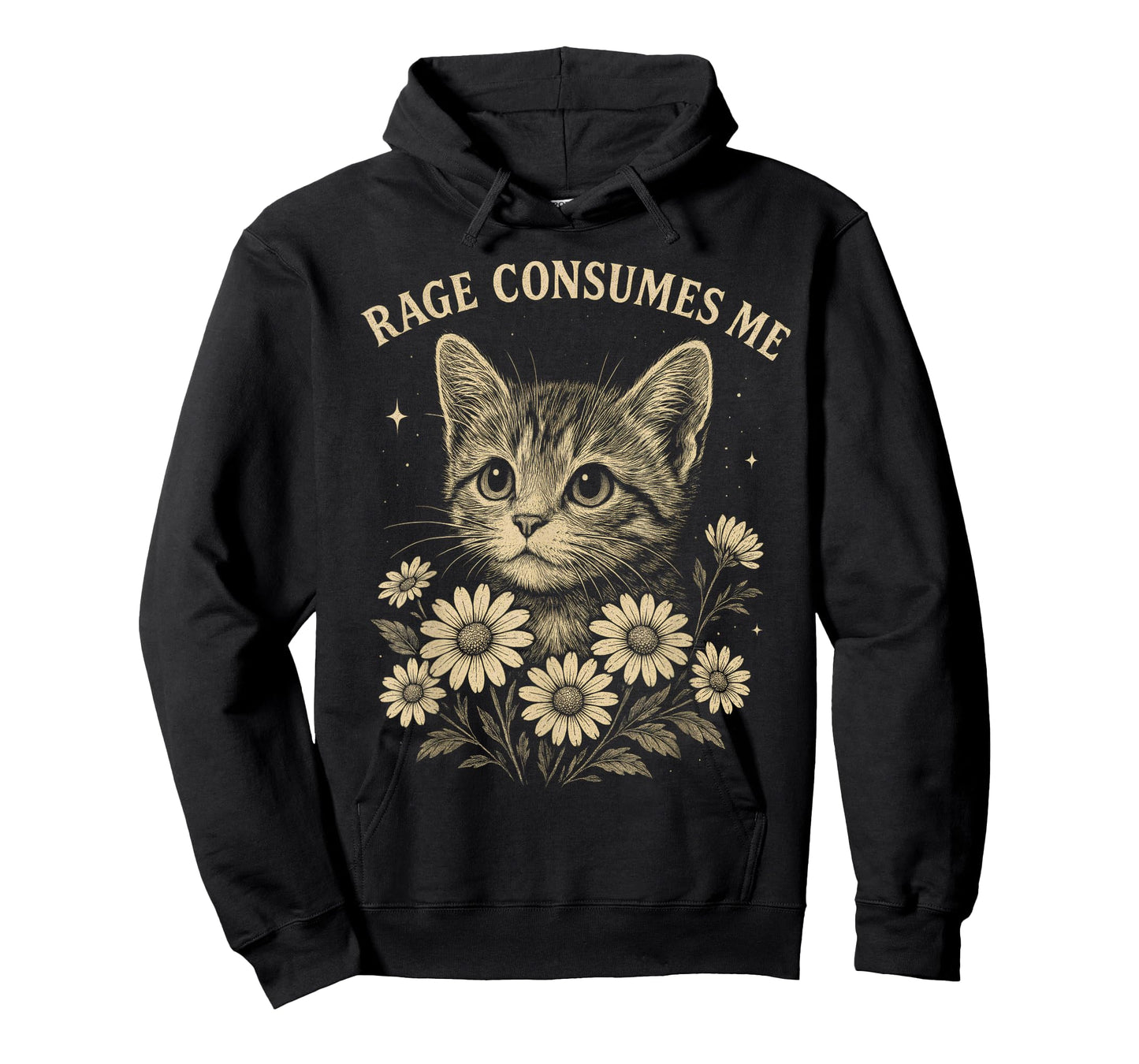 Rage Consumes Me Funny Cat Meme T-Shirt