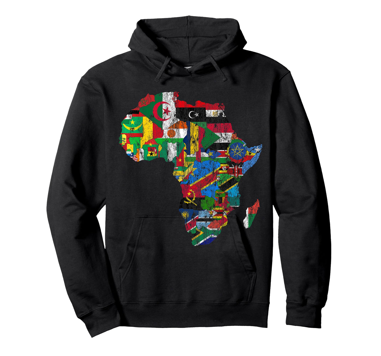 African Flags, African Silhouette, Africa Map, African Pride T-Shirt