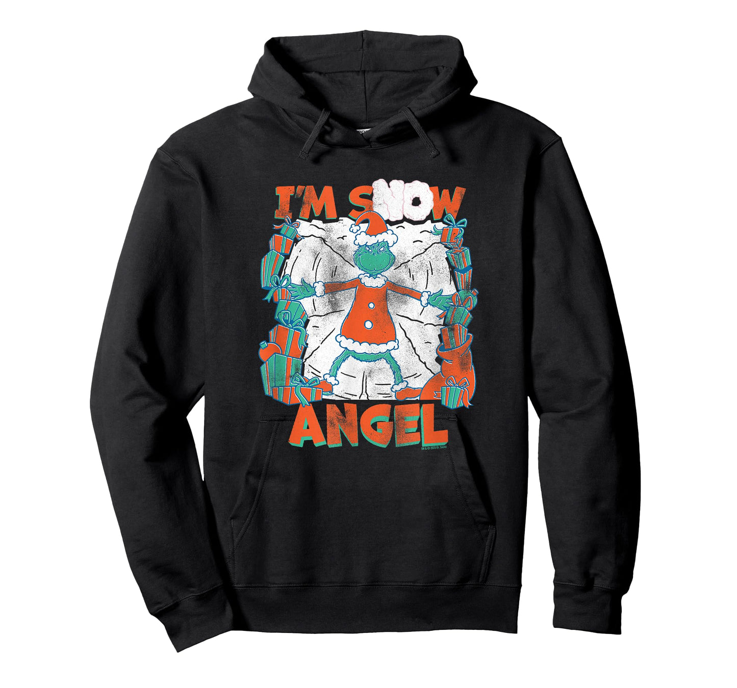 Dr. Seuss Grinch Grinch I’m Snow Angel Officially Licensed T-Shirt