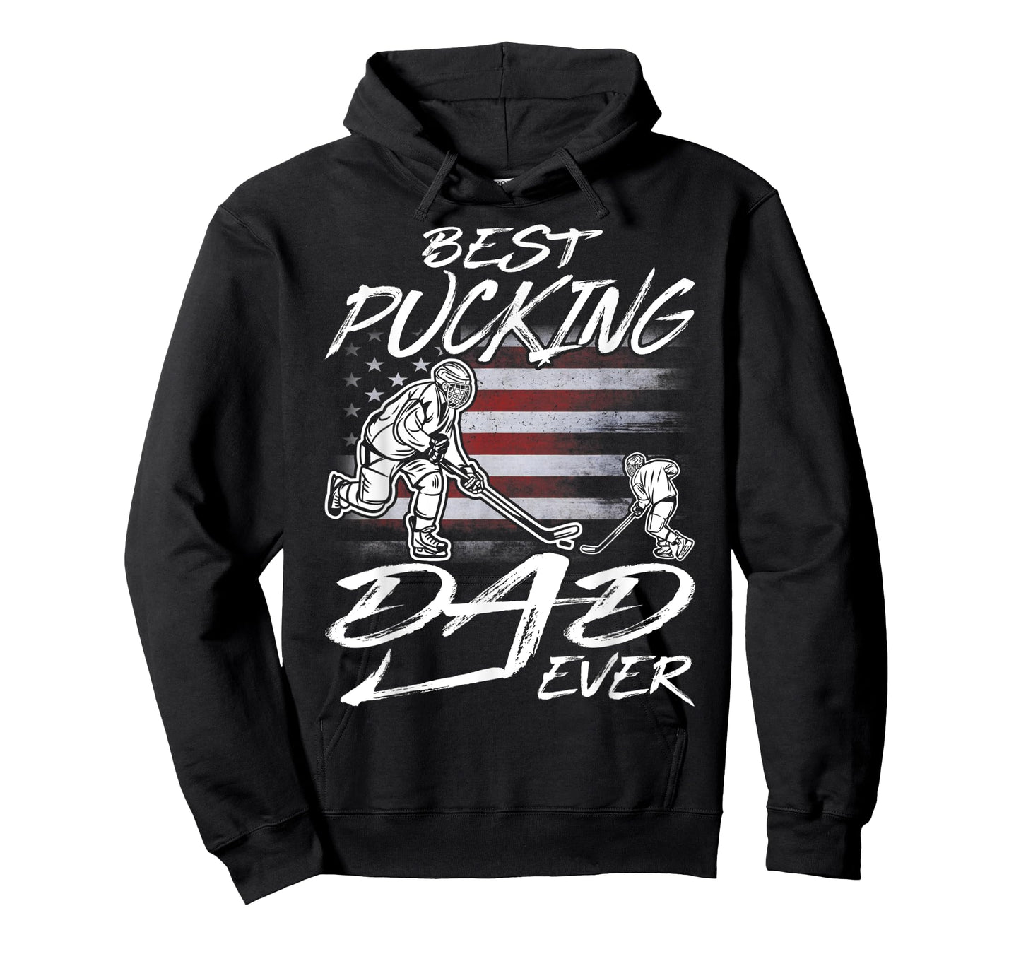 Best Pucking Dad Ever Hockey Father's Day Gift T-Shirt