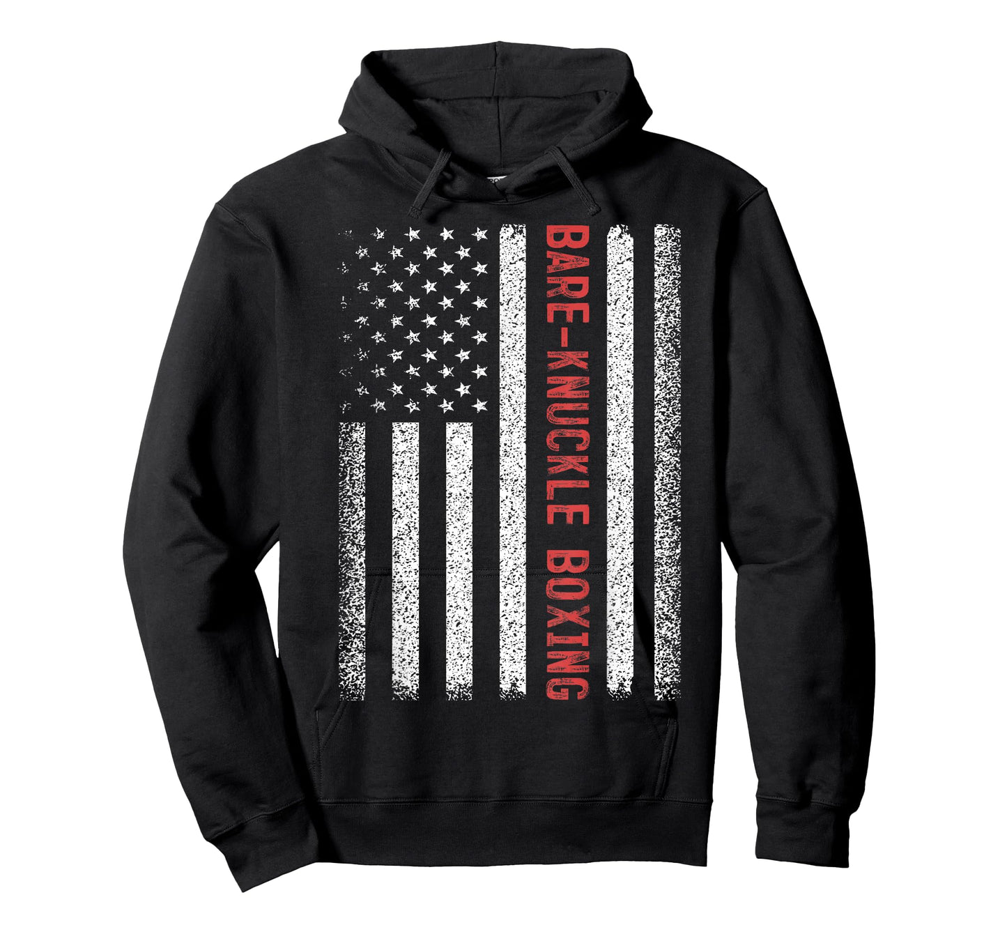 Bare-knuckle boxing American Flag 4th of July T-Shirt,Black,Small