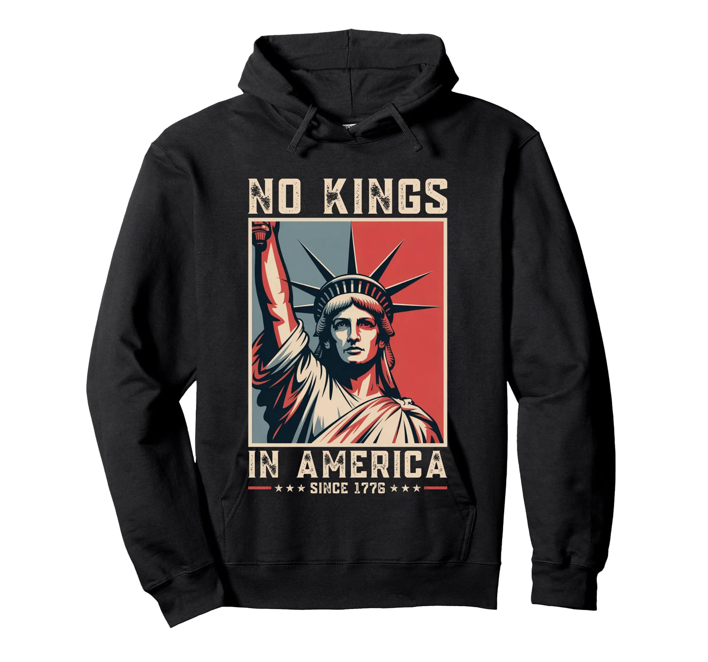 No Kings In America Since 1776 Political Protest Men Women Long Sleeve T-Shirt