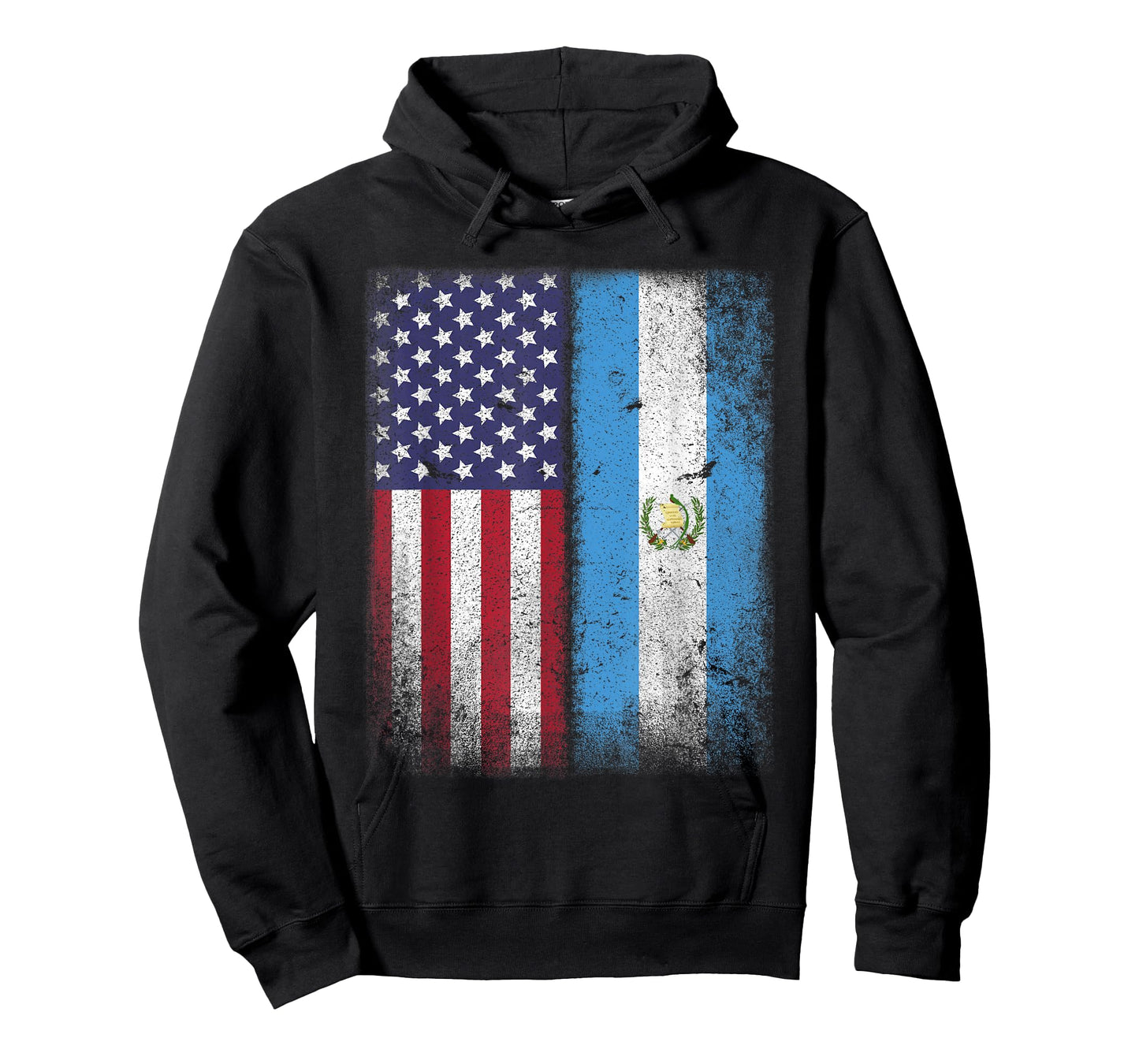 Guatemala Usa Flag Guatemalan American Gift Half America T-Shirt