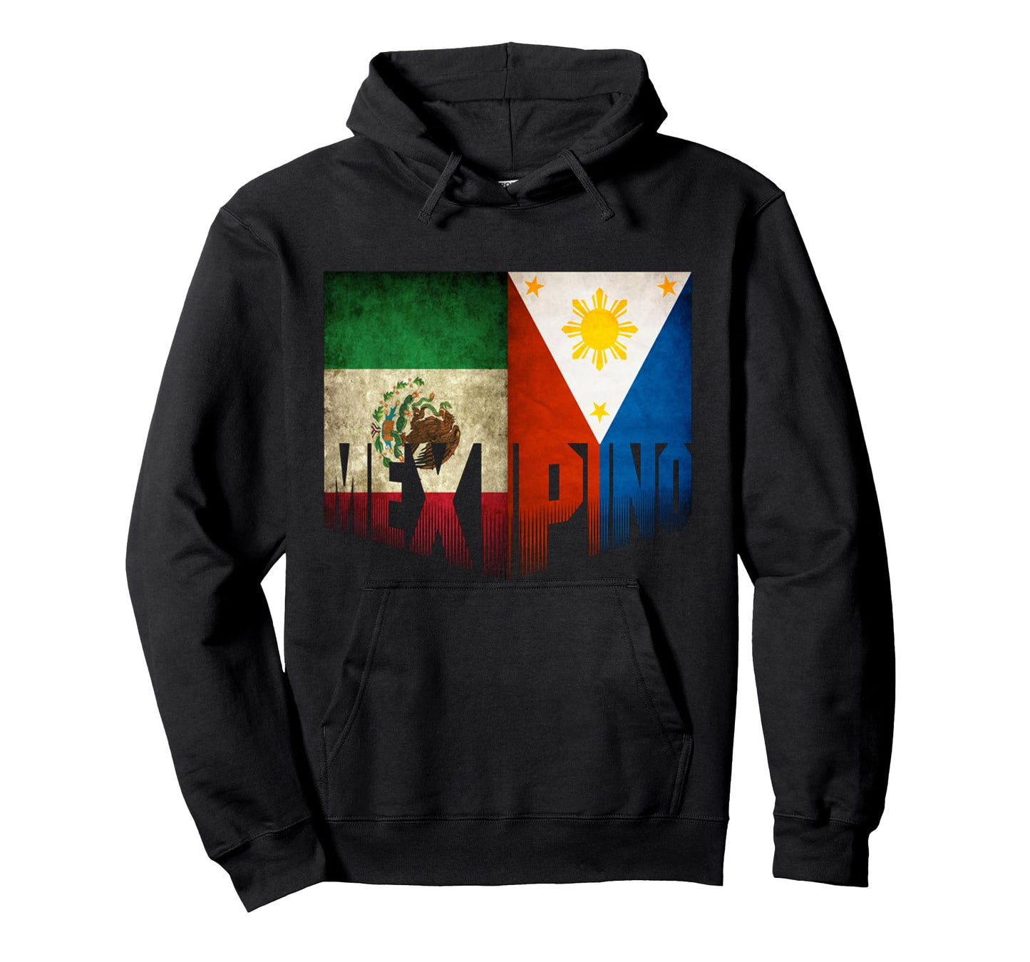 Mexipino Mexican Filipino American Heritage Long Sleeve T-Shirt