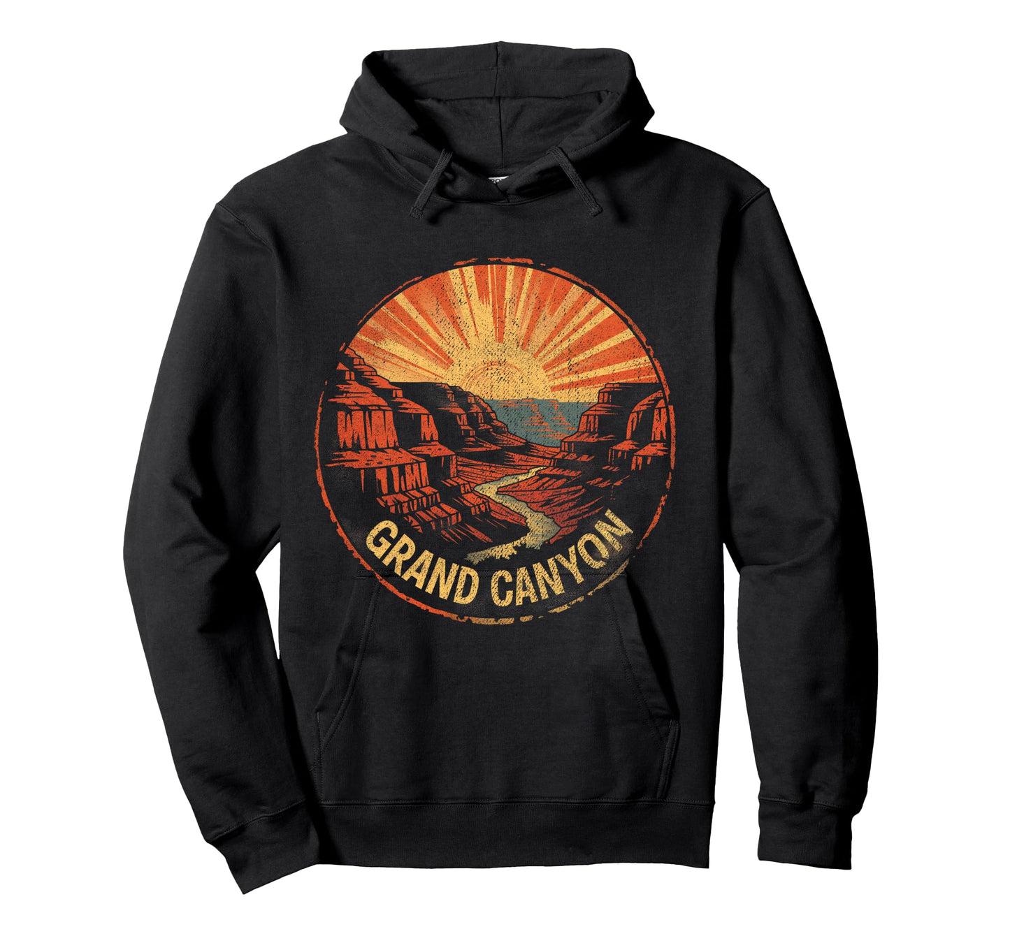 Grand Canyon - US National Park Vintage Men Women Kids Retro Long Sleeve T-Shirt