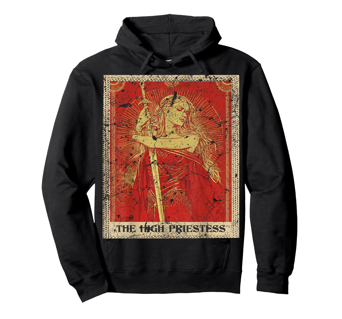Grunge Tarot Card The High Priestess T-Shirt