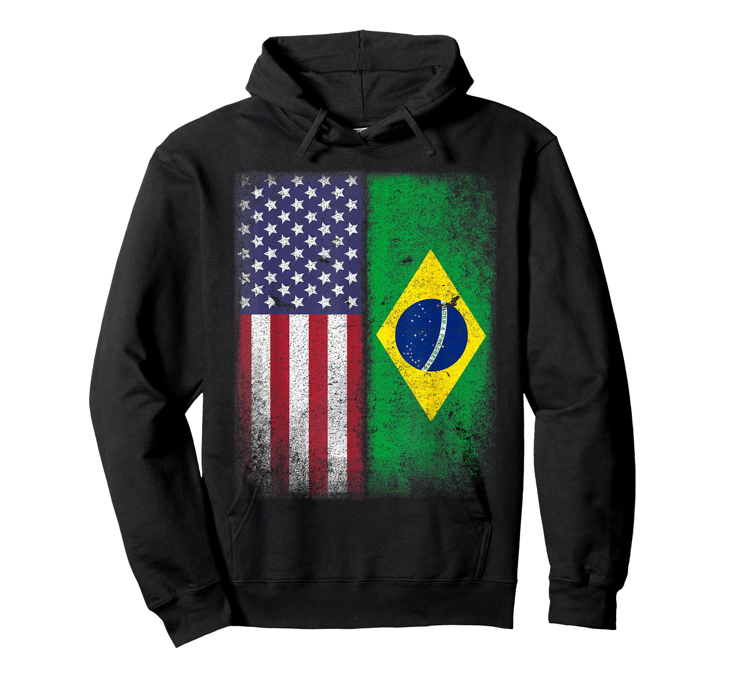 USA Brazil Flag Patriotic Design for American Brazilians T-Shirt