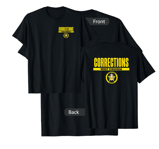 West Virginia Correctional Officer Thin Gray Line T-Shirt T-Shirt
