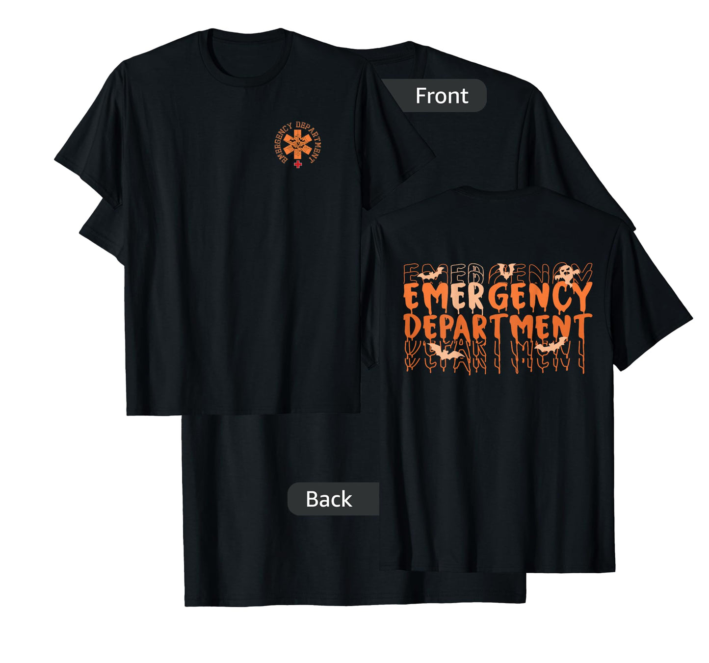 Emergency Department Halloween Emergency Nurse Halloween T-Shirt