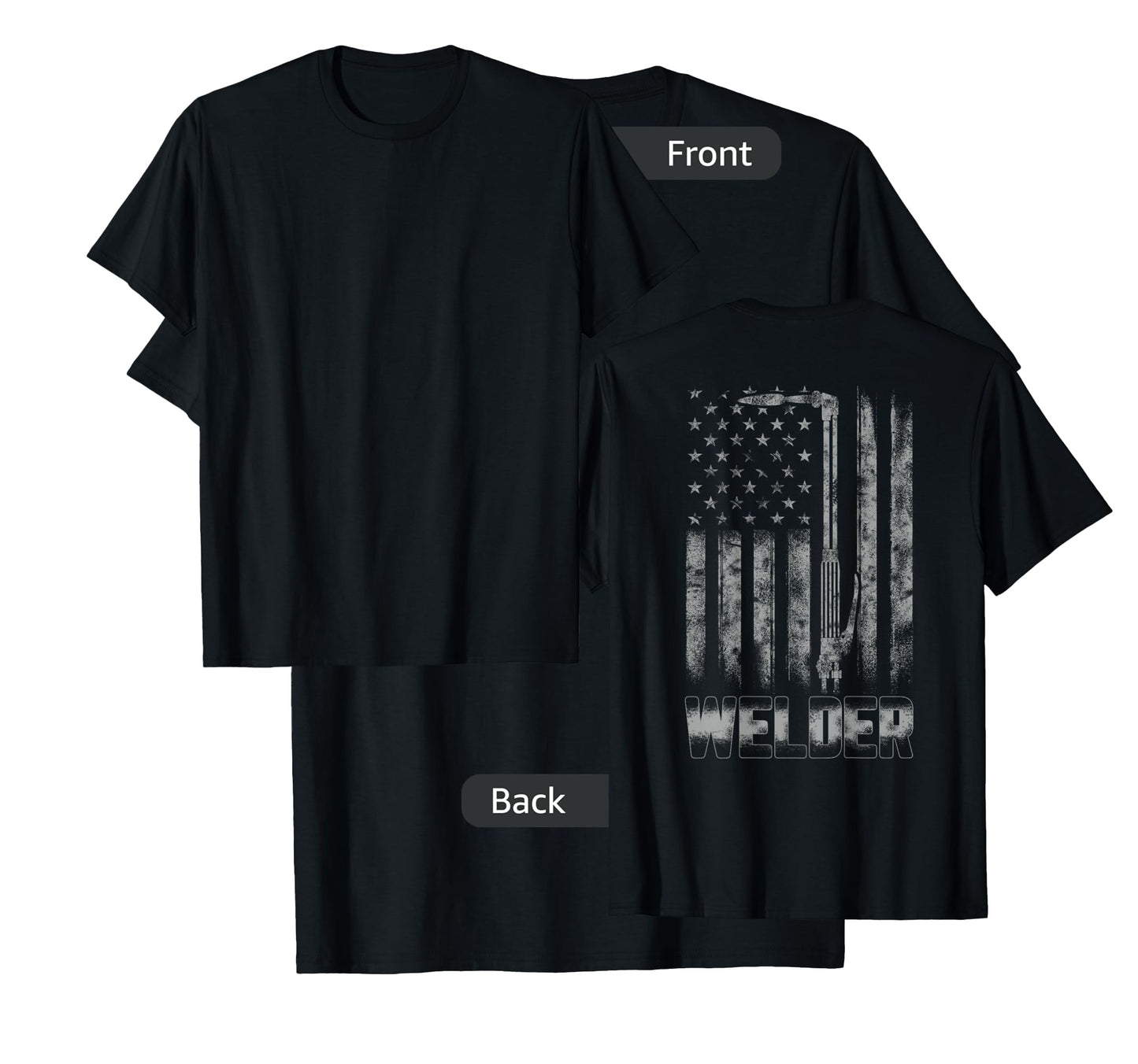 Distressed Welder American flag shirt USA Patriotic Welder T-Shirt