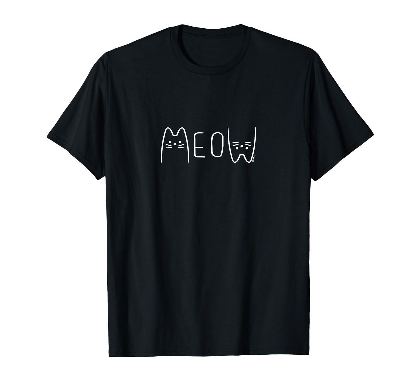 Meow Cat Lover Cats Owner Meow T-Shirt for Women Girls Kids