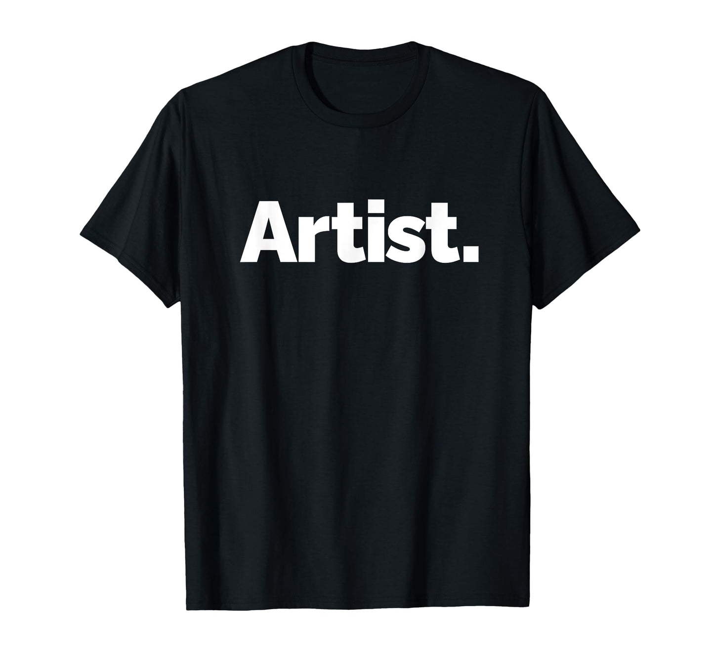 Artist on it Design Unisex-Kids Modern Black T-Shirt
