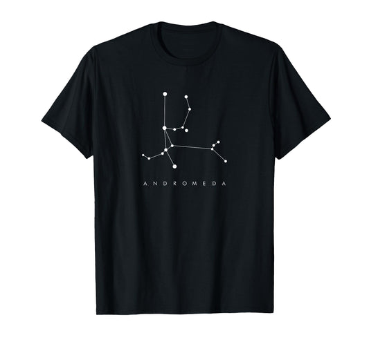 Minimal Andromeda Constellation Astronomy and Space Design T-Shirt