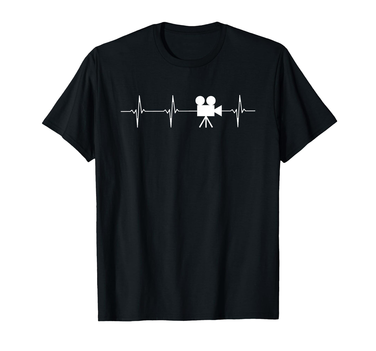 Heartbeat Video Camera Shirt Video Camera TShirt T-Shirt