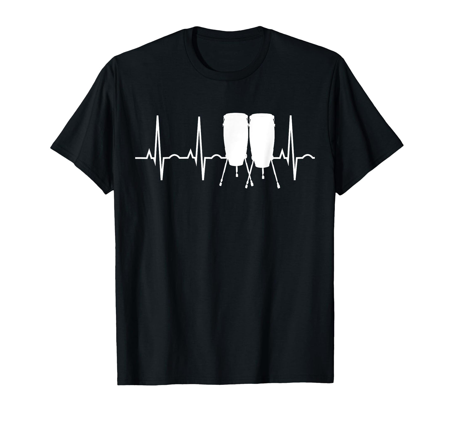 Conga Drum Shirt - Conga Drummer Heartbeat T-Shirt T-Shirt