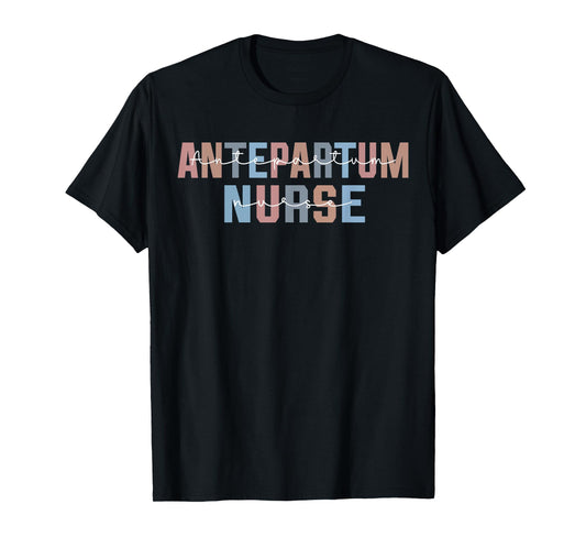 Antepartum Nurse OB/GYN Nurse Groovy T-Shirt