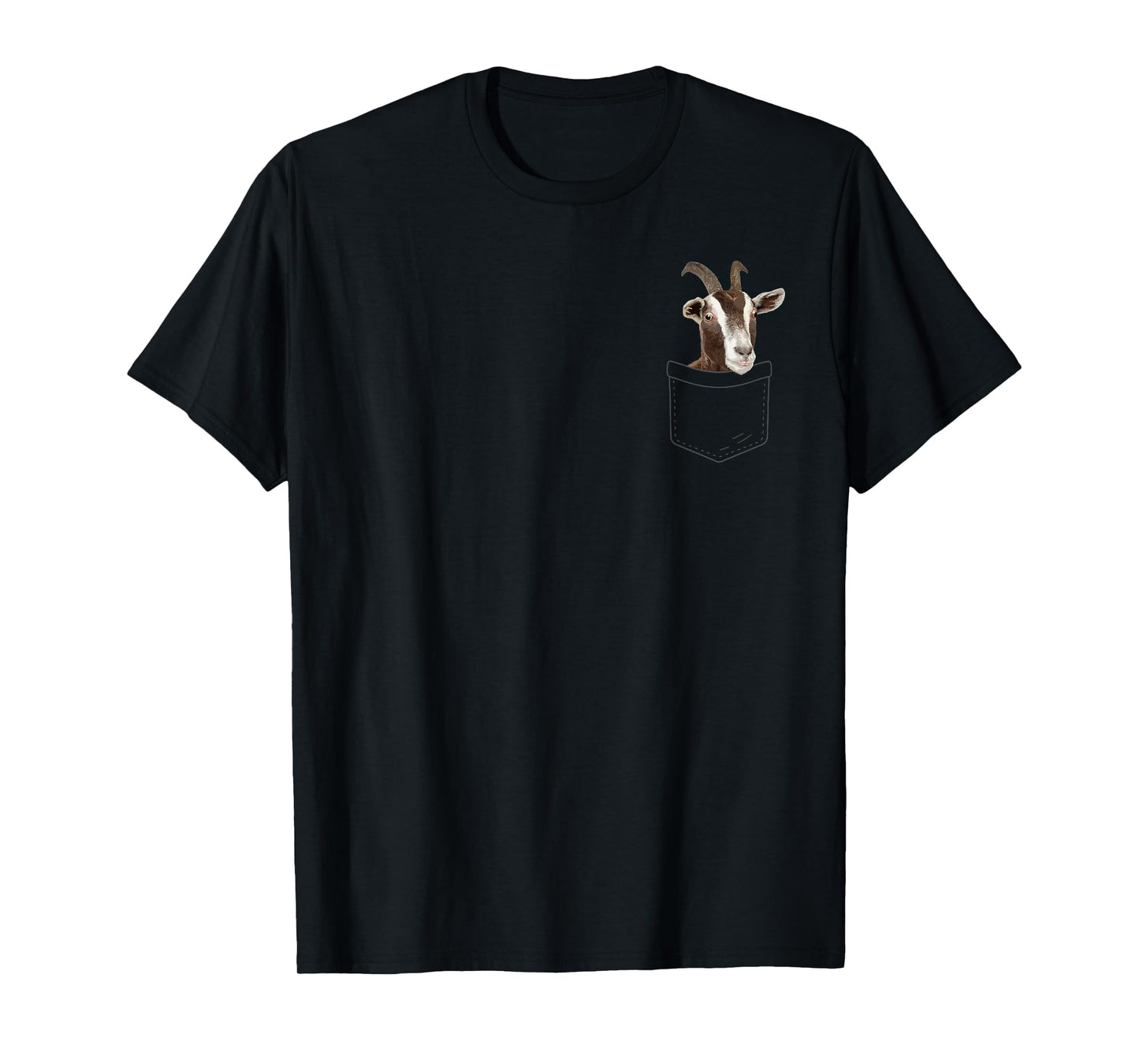 Cool Goat For Men Women Pocket Goat Whisperer Farm Animal T-Shirt
