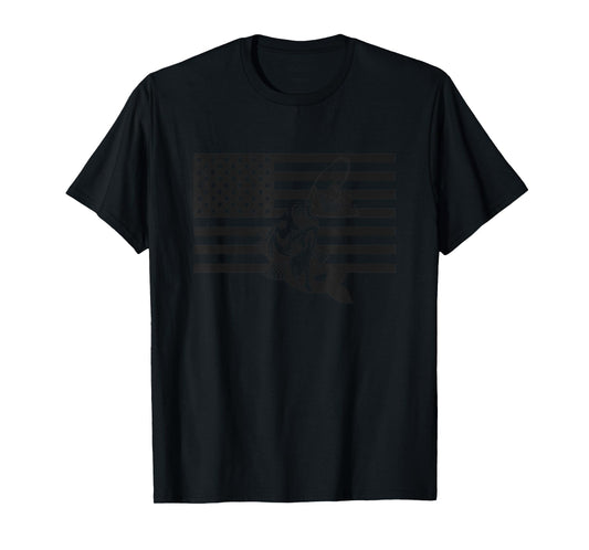 American Flag Fishing Apparel - Fishing T-Shirt