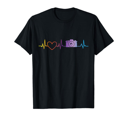 Cool Photography Art For Men Women Camera Lover Photographer T-Shirt