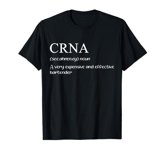 Anesthesia Doctor | Funny CRNA Definition | Anesthesiologist T-Shirt
